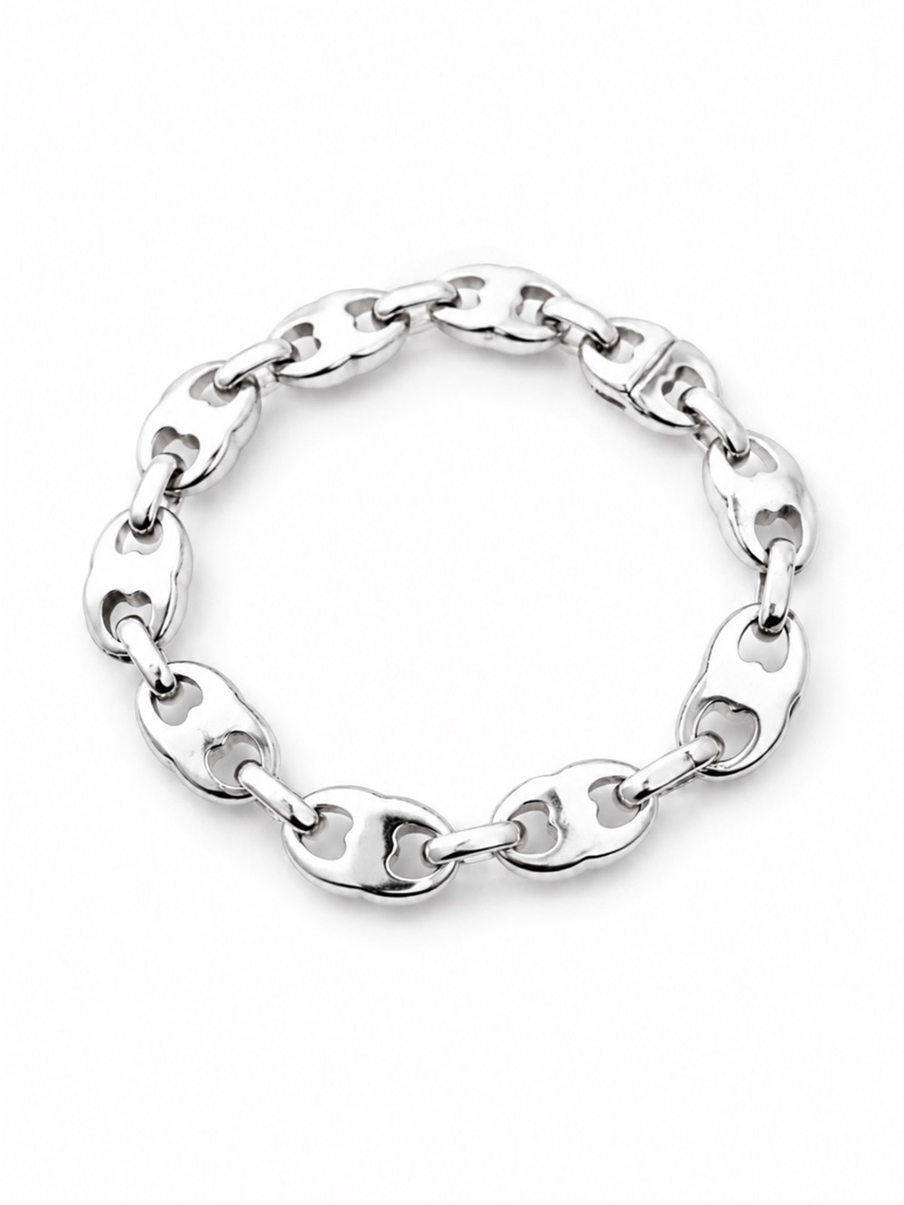 Tory Burch SILVER -TONE GEMINI LINK BRACELET